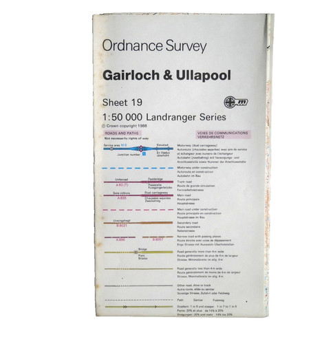 Ordnance survey 50k 19 - survey,
