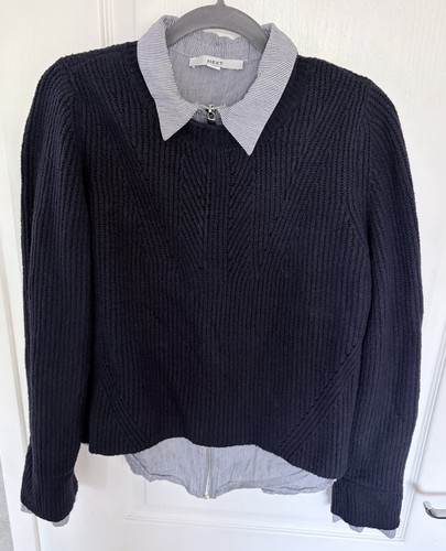 Next navy mock - navy, knit