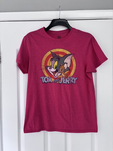 Tom and jerry red shirt - red, t-shirt