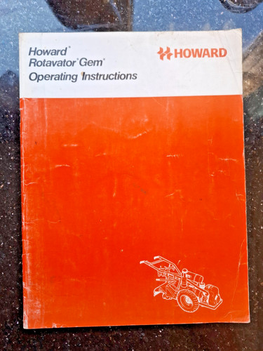 Genuine howard gem rotavator - howard,