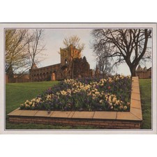Postcard Jedburgh Abbey Spring