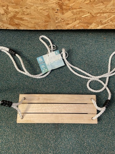 Wooden swing seat hanging wood - swing,