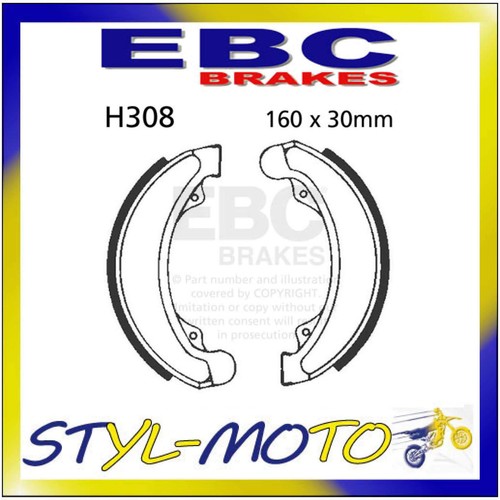 Rear brake pads ebc - brake, yfz
