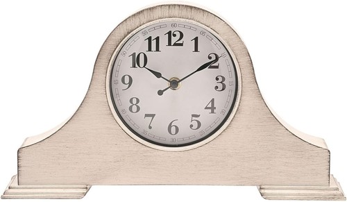 Mantel clock white marble - clock,