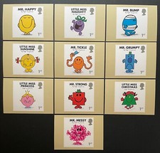2016 Mr. Men PHQ Cards. 10-Card Full set. Unused.