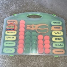 CREATE AND CRAFT - Punch And Embossing Paper Stamp Craft Set With Carry Case