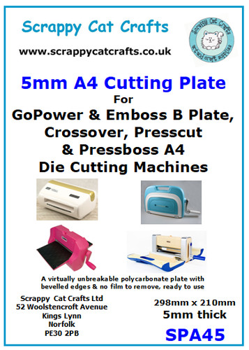 5mm cutting plate for - 5mm, a4