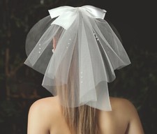 Bridal Wedding Veil with Pearl