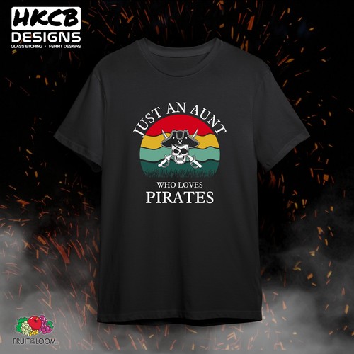 Fun pirate shirt black - fun,