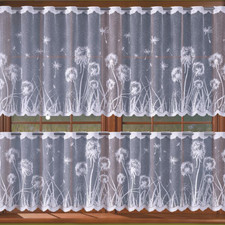 White Cafe Net Curtain