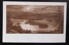 Bowness, Windermere & Belle Isle Vintage Postcard, 1920 Postmark