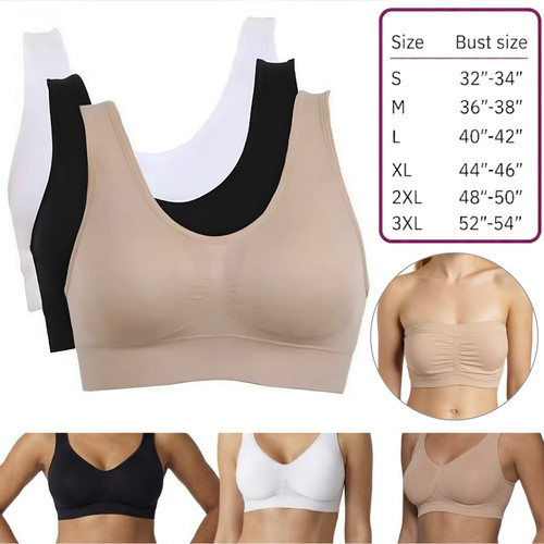 Ladies seamless comfort bra - ladies,