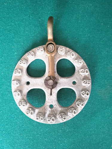 Antique cast iron fuel - iron, gauge