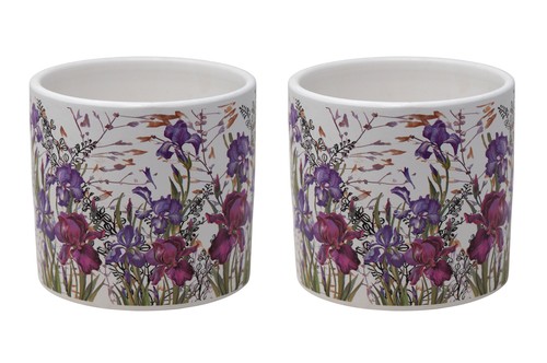 Floral indoor ceramic plant - floral,