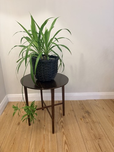 Vintage dark wood folding