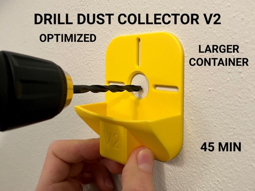 Drill dust collector red - dust,