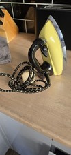 Vintage Electric Iron Morphy Richards Yellow. PRICE DROPPED  In Great Condition