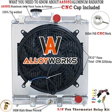 4 Row Radiator Shroud Fan For