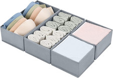 4 Pack Foldable Fabric Drawer