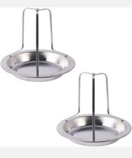 BETOY 2pc Chicken Roaster Rack, Non-stick Chicken grill/Oven Rack