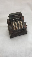 Dollhouse Miniature Metal Old Fashioned Cash Register Contando Pencil Sharpener