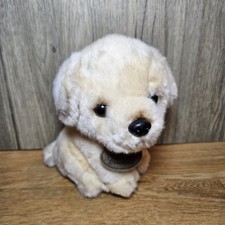 RUSS BERRIE YOMIKO CLASSICS NEWBORN ANIMALS Yellow Labrador 17cm Dog Puppy Plush