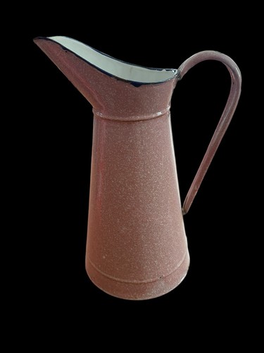 Antique french pink speckled - antique,