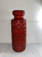 west german scheurich Keramik Onion Pattern Floor Vase 285-40