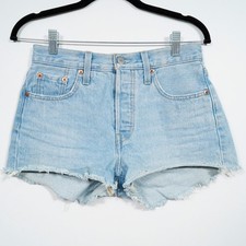 Levis 501 Cut Off Denim Shorts