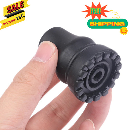 Rubber walking stick ferrules - stick,