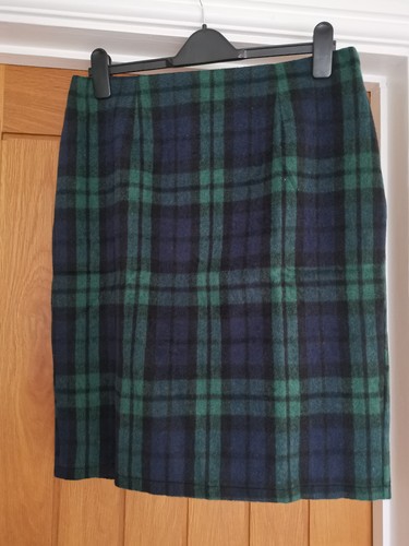 Ladies green navy tartan - navy,