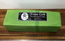 True Grit Cheese 2.8kg Very Strong Mature Gritty Cheddar In Wax Not Black Bomber