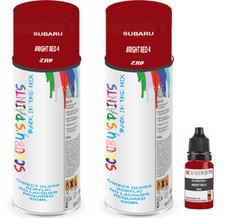 Aerosol Direct Gloss Spray For Subaru Bright Red 4 Zr8 No Lacquer Paint