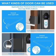 Anti-theft Video Doorbell Mount Doorbell Camera Bracket Attachment RING UK