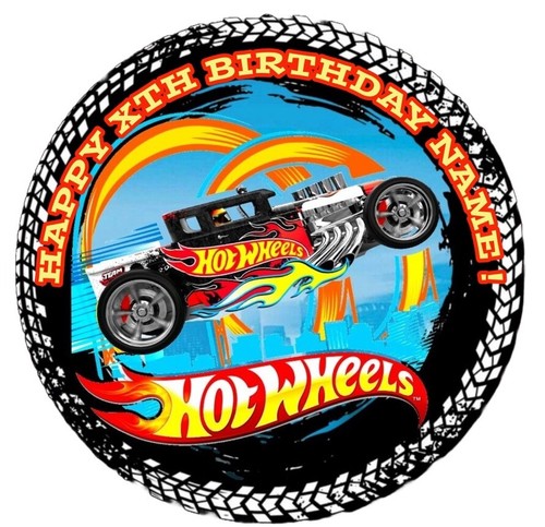 Hot wheels edible cake - ,