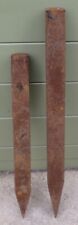 2 Vintage Large Stone Mason Rock Breaking Chisels