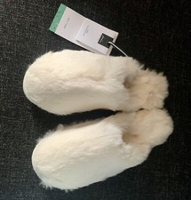 Ladies Joules Faux Fur Mule