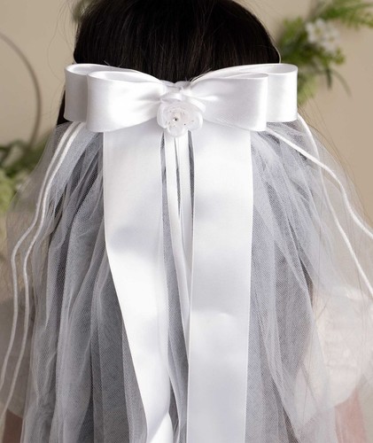 Girls communion white veil - communion,