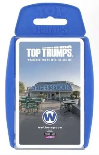 Wetherspoons top trumps - new, &