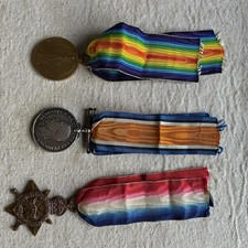 Named WW1 Trio 8781 AWO CL2 H