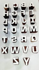 Wooden English Alphabet A To Z