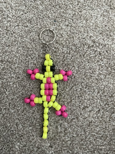 Pony bead handmade - handmade, lizard
