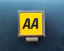 Vintage AA car badge with