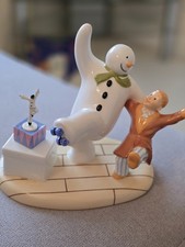 The Snowman Treading The Boards Coalport Limited EDITION Figurine. Perfect