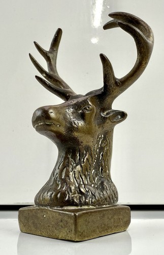 Vintage brass stag - vintage, pen