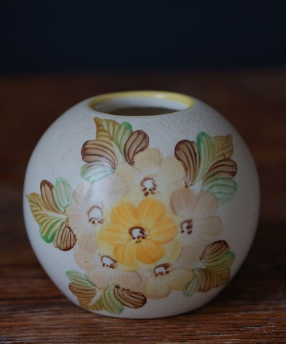 Vintage gray pottery hand - pottery,