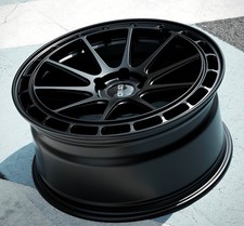 19" Black Cyclone Alloy Wheels Fits Bmw X1 E84 + Z3 E36 + Z4 E85 E86 E89 Wr