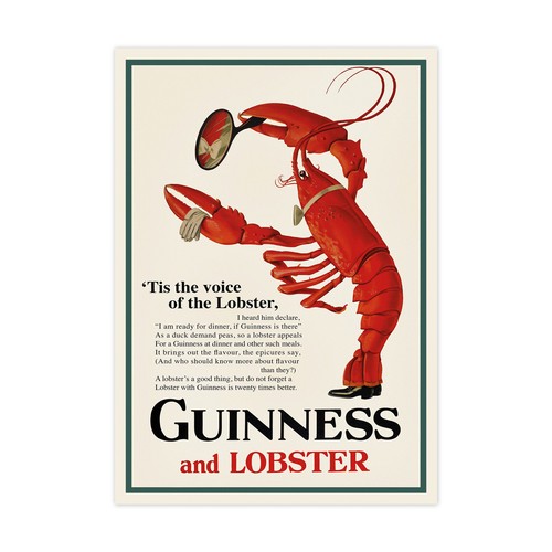 Retro guinness poster - retro,