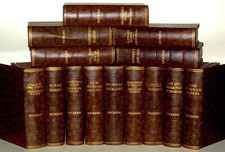 Charles Dickens Collection 14 Classics, Hardback Leather Effect, c1930's, Odhams