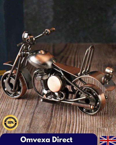Metal motorcycle ornament - motorcycle,